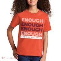 Uvalde Stop Gun Violence Enough End Gun Violence Kids T-Shirt thumb 2