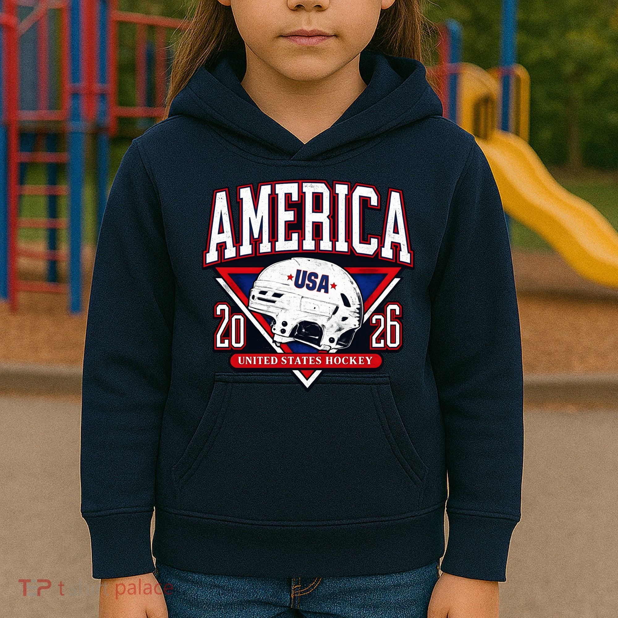 United States Hockey Champions USA Kids Hoodie