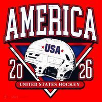 United States Hockey Champions USA Santa Hat thumb 1