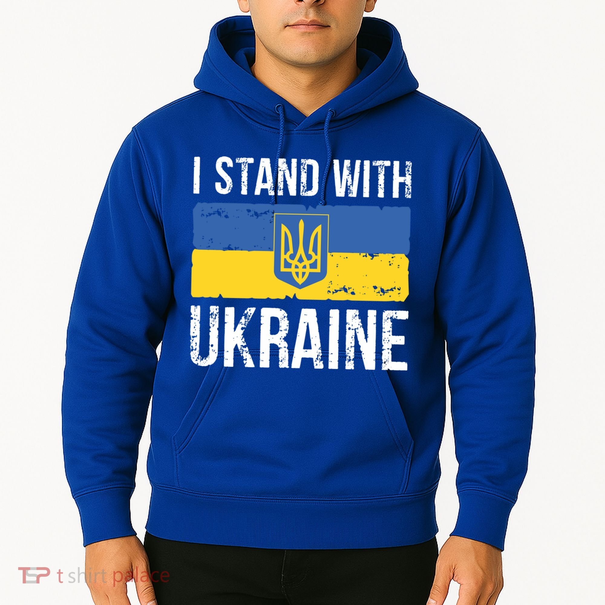 Ukrainians Support I Stand With Ukraine Flag Tees Cool Gift Hoodie