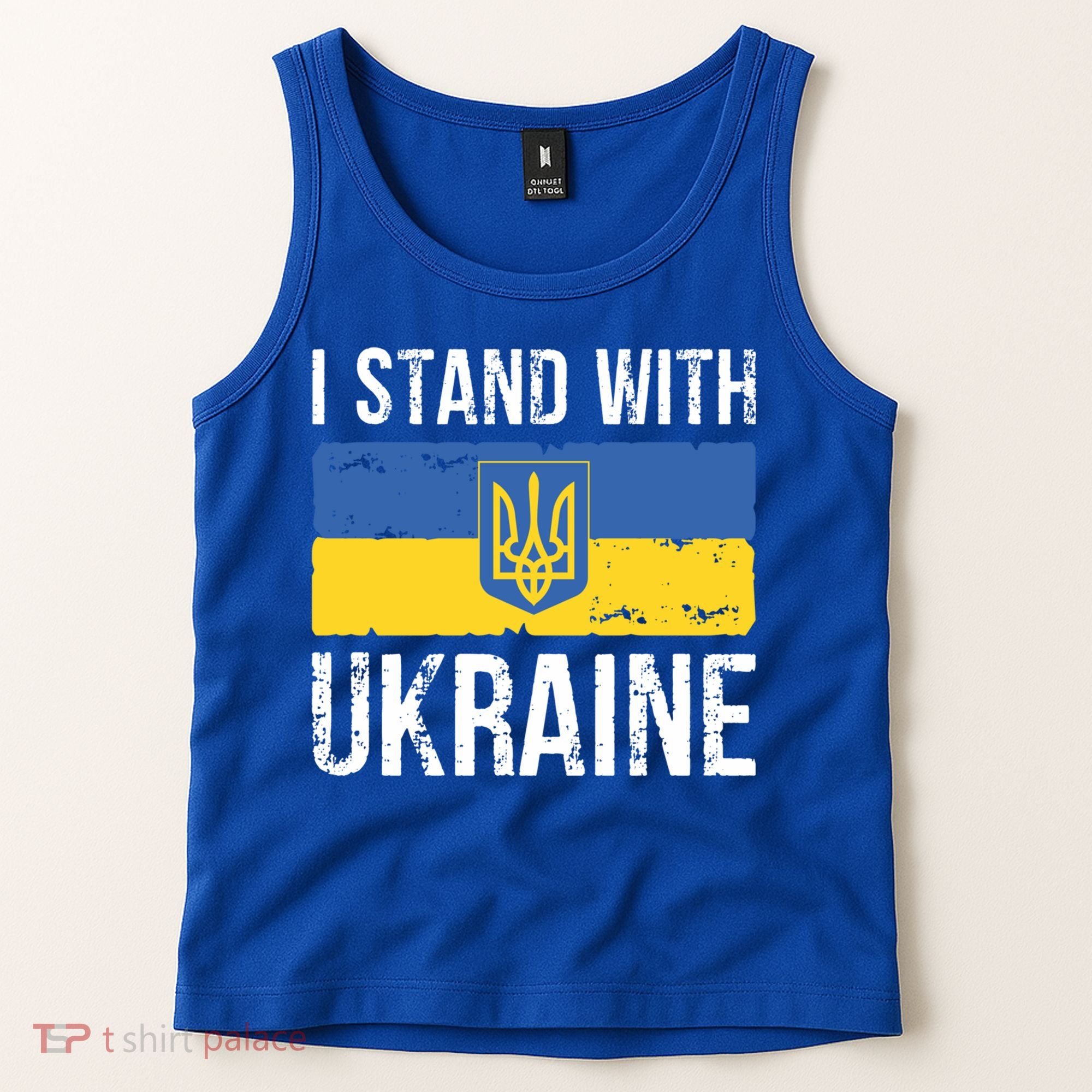 Ukrainians Support I Stand With Ukraine Flag Tees Cool Gift Tank Top