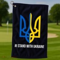 Ukraine Strong I Stand With Ukraine Golf Towel thumb 1