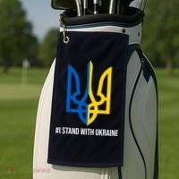 Ukraine Strong I Stand With Ukraine Golf Towel thumb 2