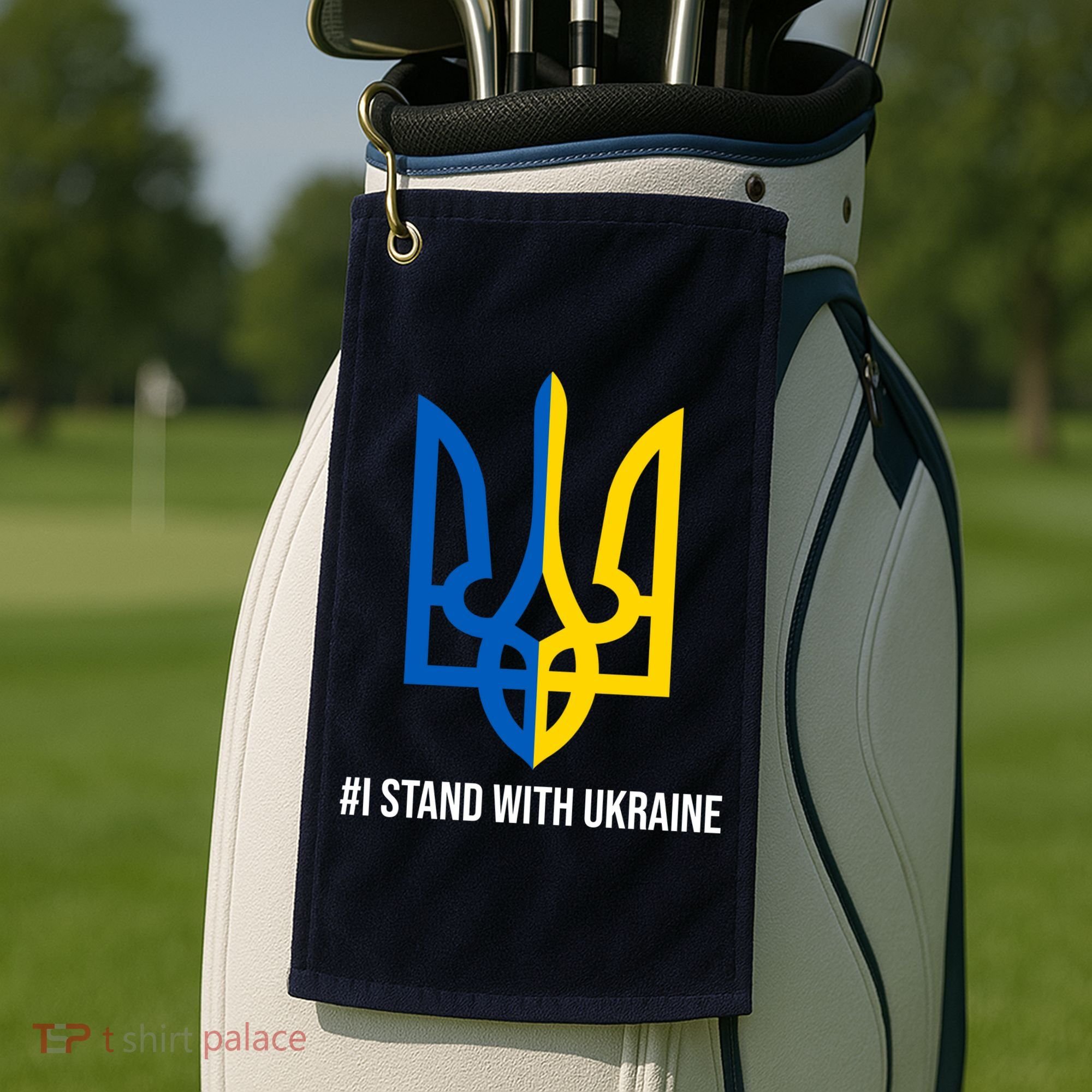 Ukraine Strong I Stand With Ukraine Golf Towel