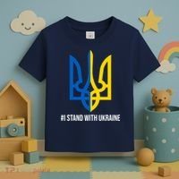 Ukraine Strong I Stand With Ukraine Toddler T-Shirt thumb 3