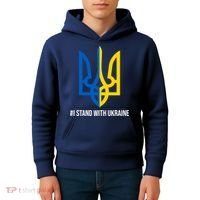 Ukraine Strong I Stand With Ukraine Kids Hoodie thumb 4