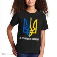 Ukraine Strong I Stand With Ukraine Kids T-Shirt thumb 2