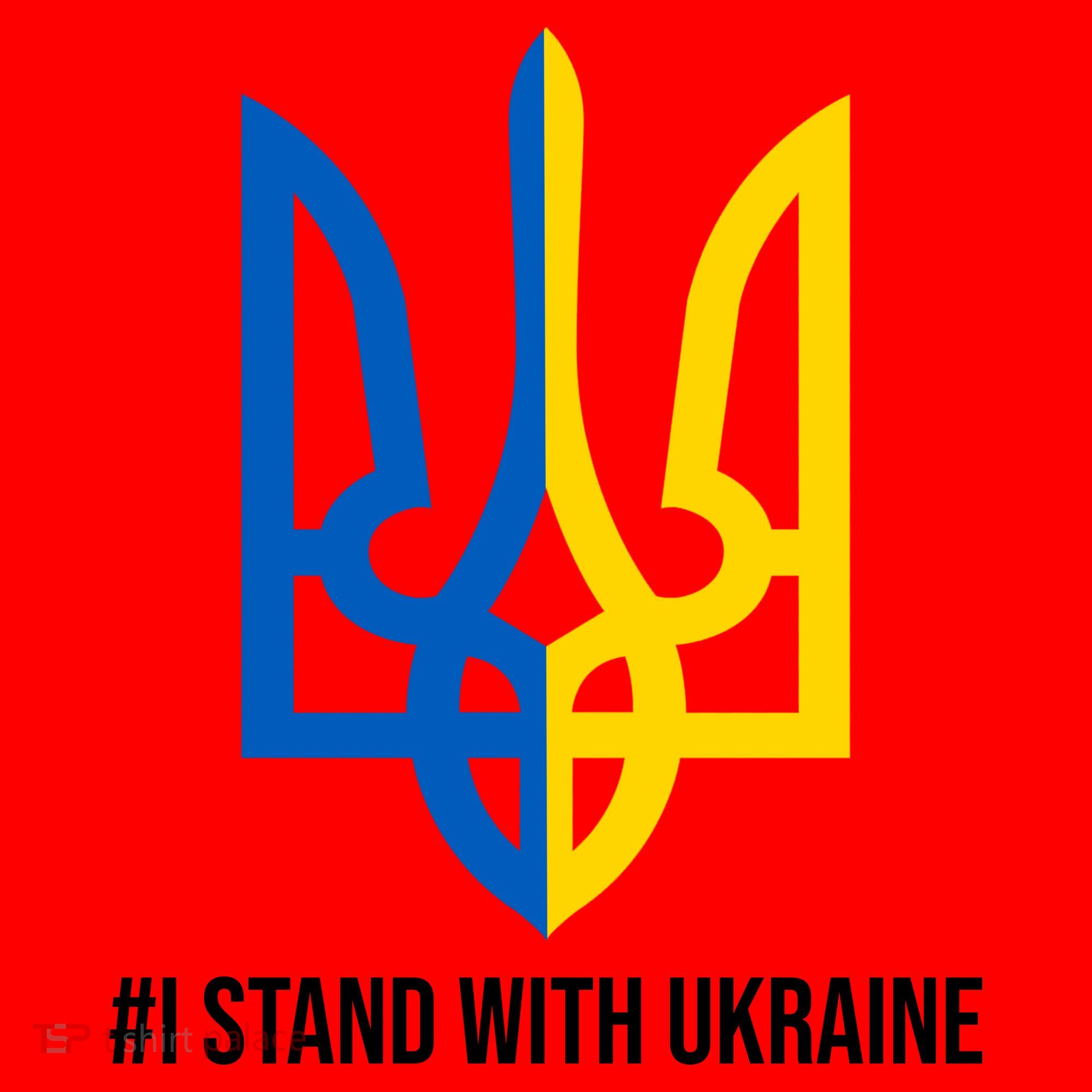 Ukraine Strong I Stand With Ukraine Santa Hat
