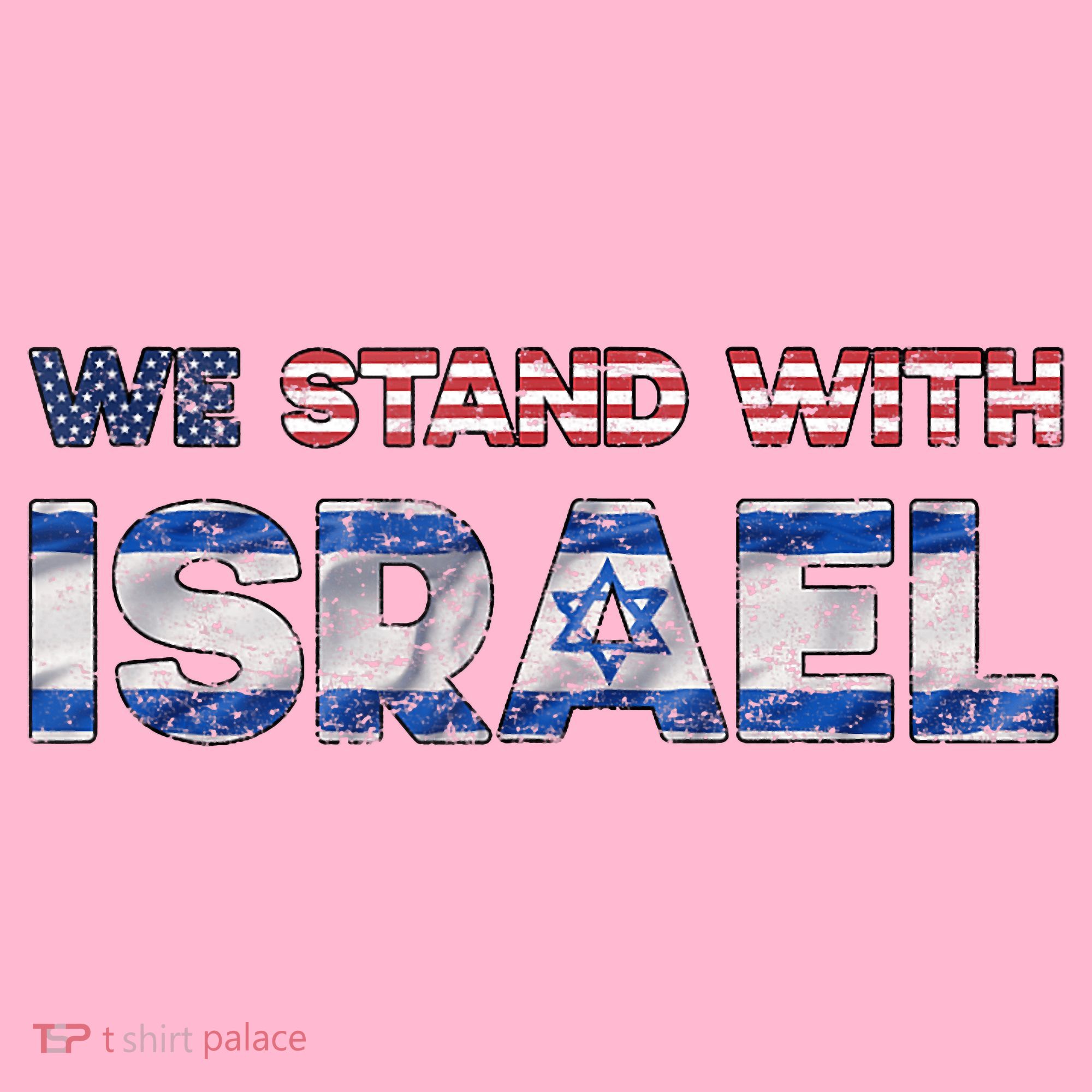 Usa Support Israel We Stand With Israel Idf American Flag Coaster