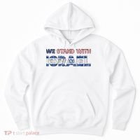 Usa Support Israel We Stand With Israel Idf American Flag Hoodie thumb 0