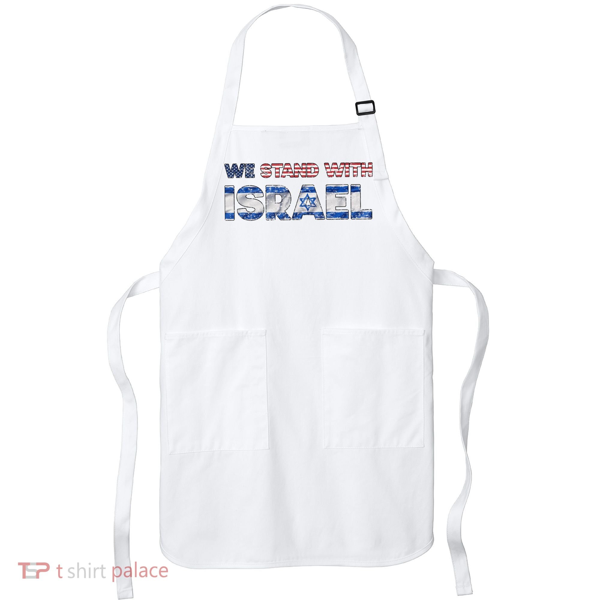 Usa Support Israel We Stand With Israel Idf American Flag Apron