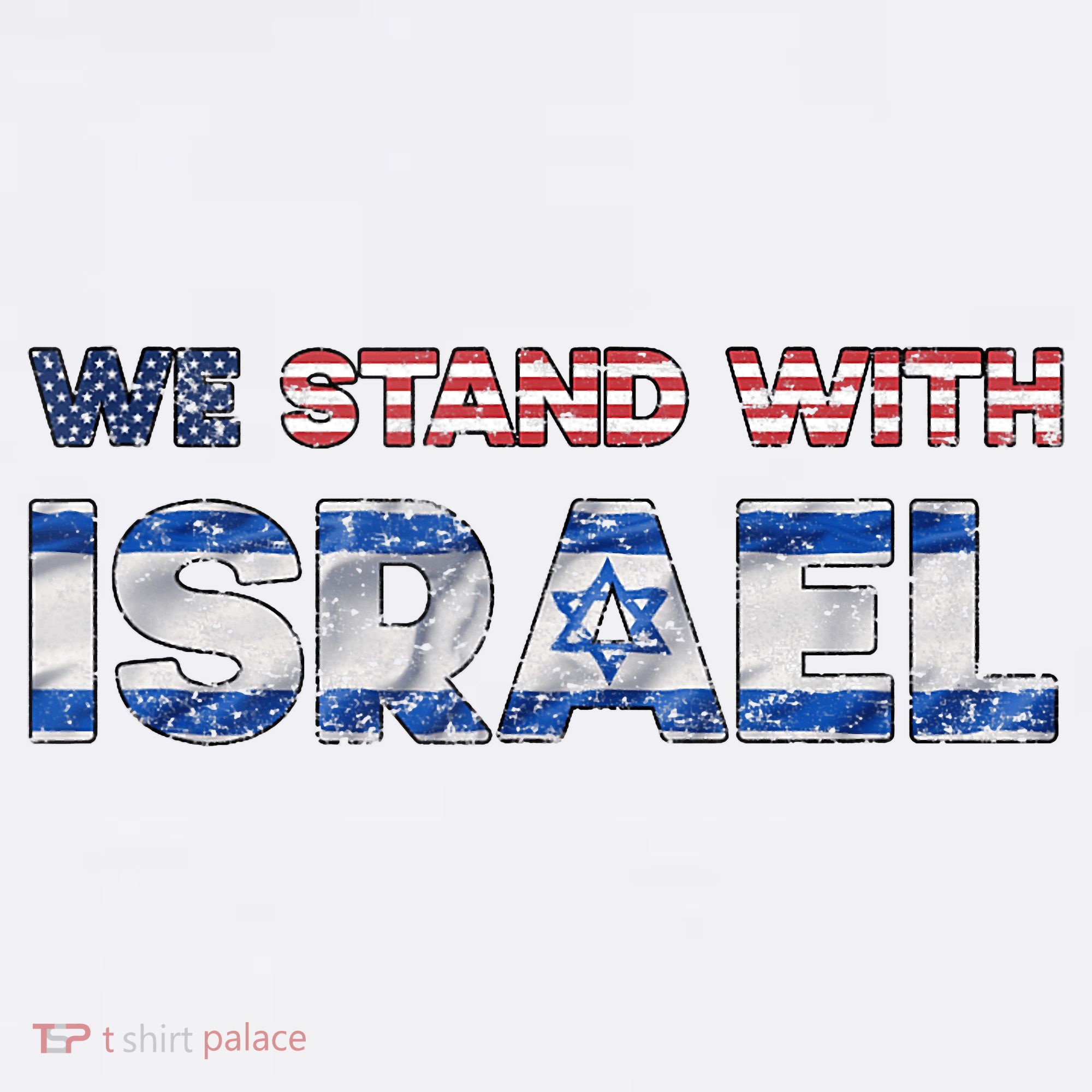 Usa Support Israel We Stand With Israel Idf American Flag Sweatshirt
