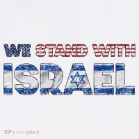 Usa Support Israel We Stand With Israel Idf American Flag Women's Hoodie thumb 2