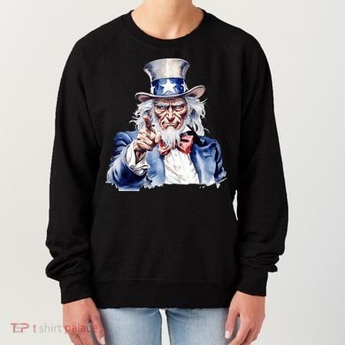 Uncle Sam I Want You | Uncle Sam Day Women's Sweatshirt