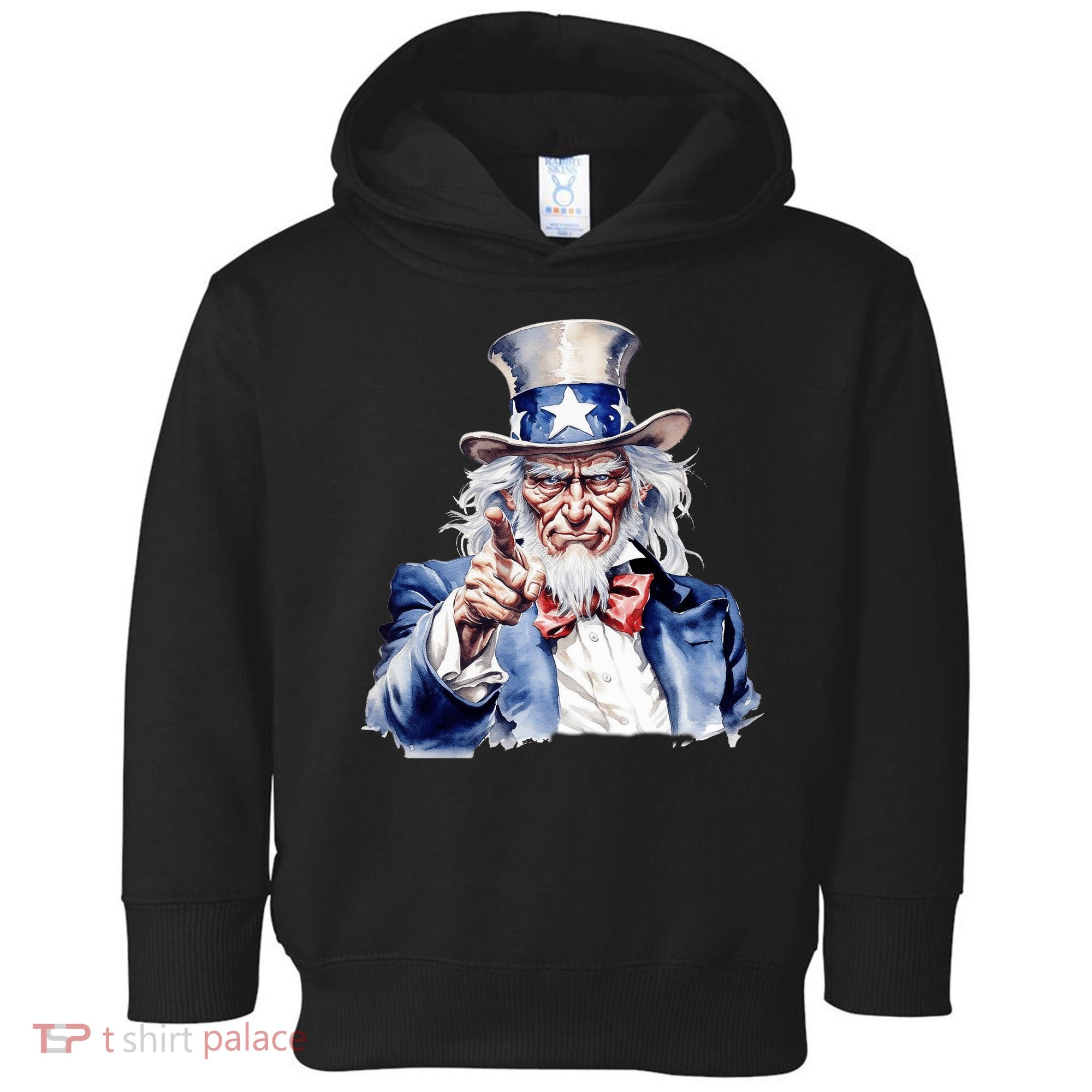 Uncle Sam I Want You | Uncle Sam Day Toddler Hoodie