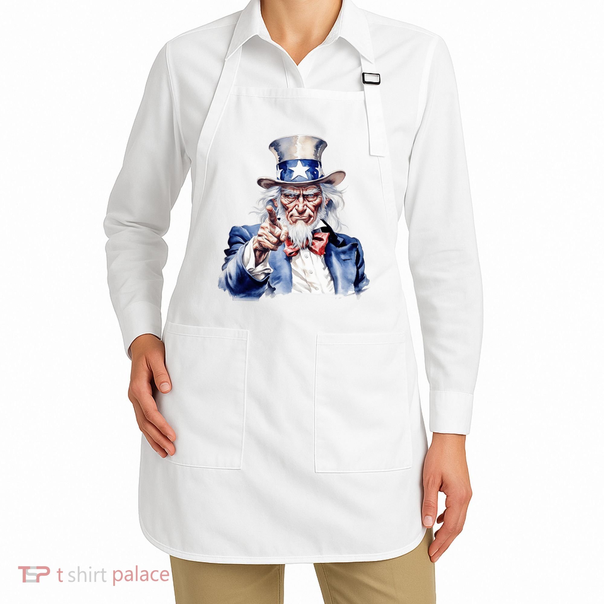 Uncle Sam I Want You | Uncle Sam Day Apron