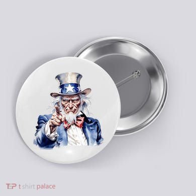 Uncle Sam I Want You | Uncle Sam Day Button