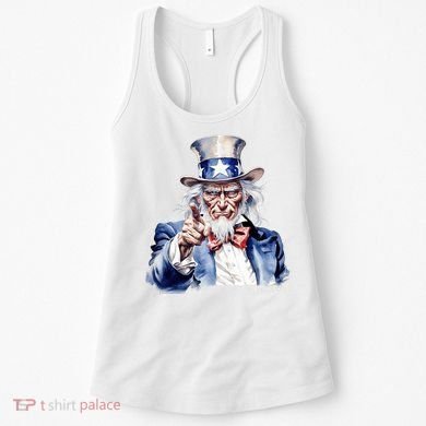 Uncle Sam I Want You | Uncle Sam Day Women's Tank Top