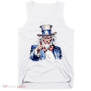 Uncle Sam I Want You | Uncle Sam Day Tank Top