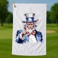 Uncle Sam I Want You | Uncle Sam Day Golf Towel thumb 1