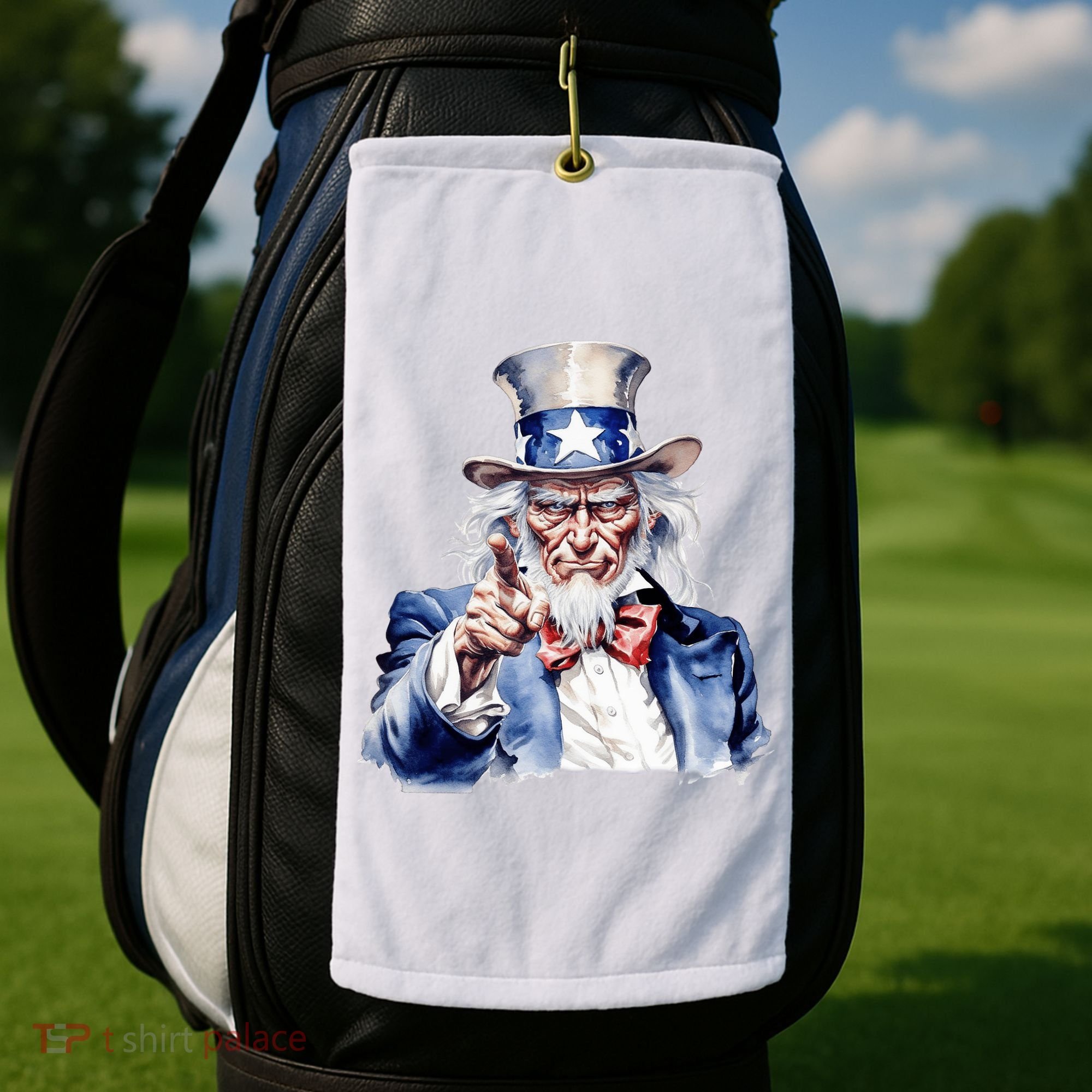 Uncle Sam I Want You | Uncle Sam Day Golf Towel