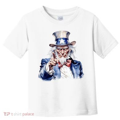 Uncle Sam I Want You | Uncle Sam Day Toddler T-Shirt