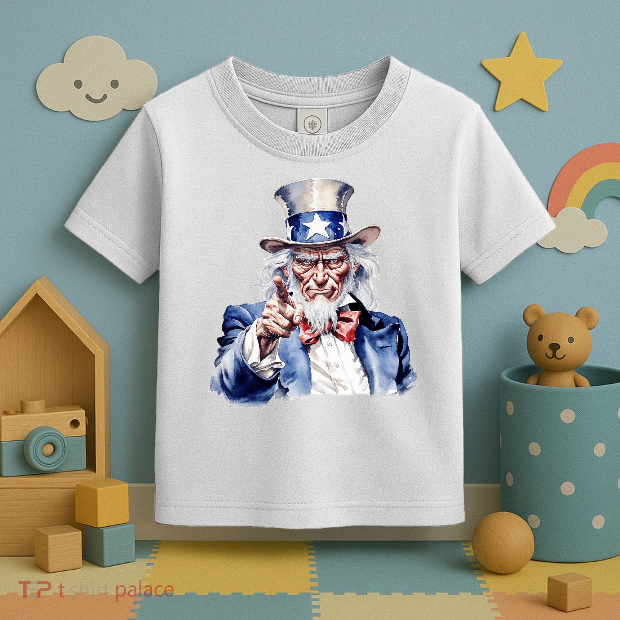 Uncle Sam I Want You | Uncle Sam Day Toddler T-Shirt