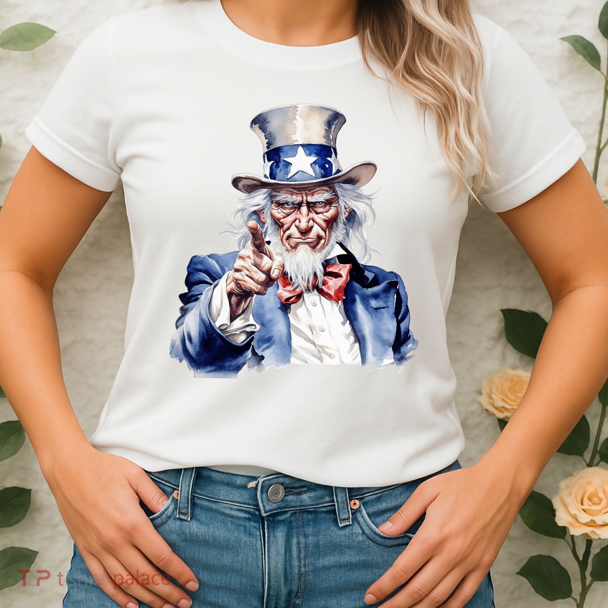 Uncle Sam I Want You | Uncle Sam Day Women's T-Shirt