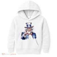 Uncle Sam I Want You | Uncle Sam Day Kids Hoodie thumb 0