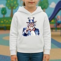 Uncle Sam I Want You | Uncle Sam Day Kids Hoodie thumb 3