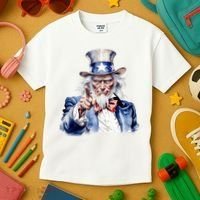 Uncle Sam I Want You | Uncle Sam Day Kids T-Shirt thumb 3