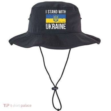 Ukrainians Support I Stand With Ukraine Flag Tees Meaningful Gift Bucket Hat