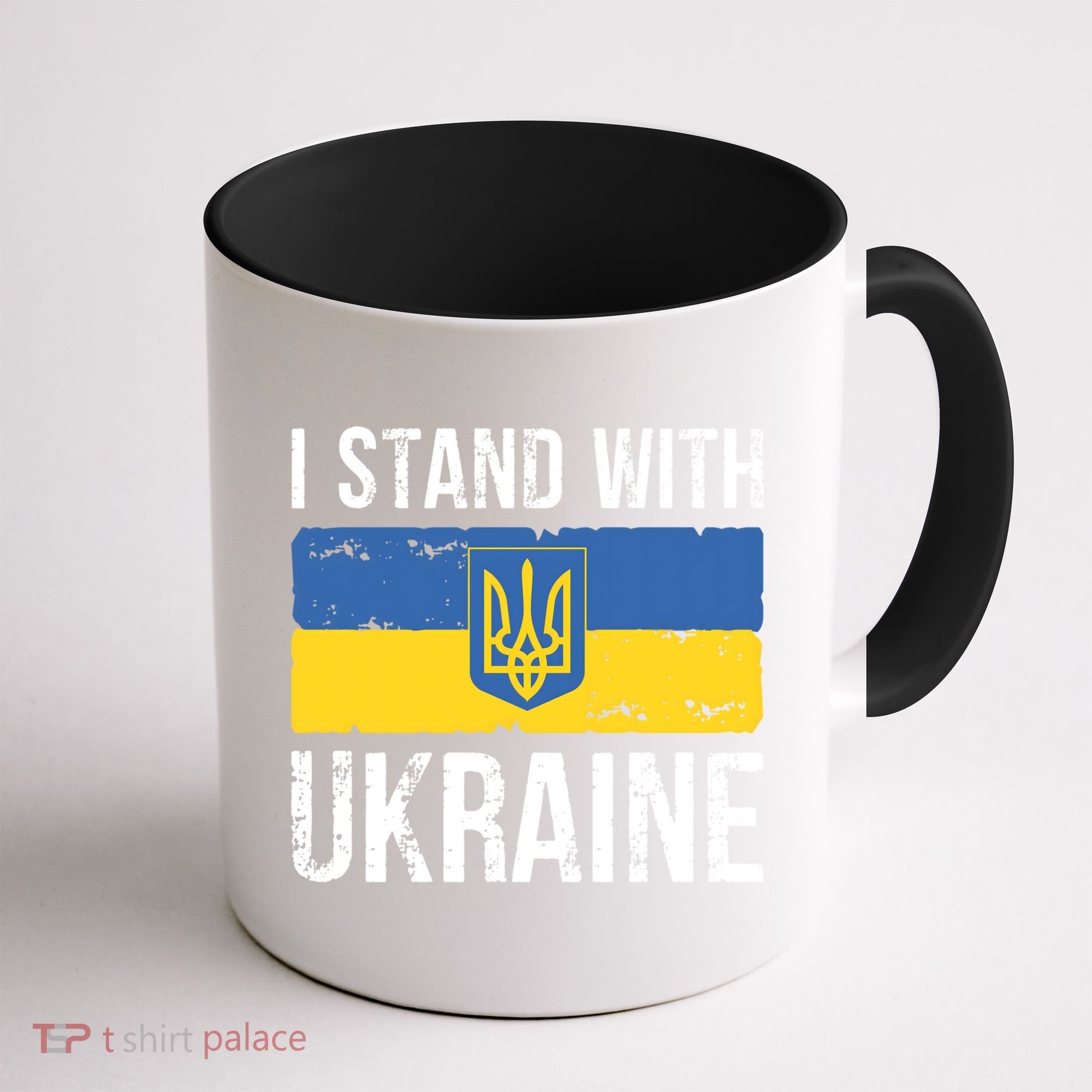 Ukrainians Support I Stand With Ukraine Flag Tees Meaningful Gift Coffee Mug