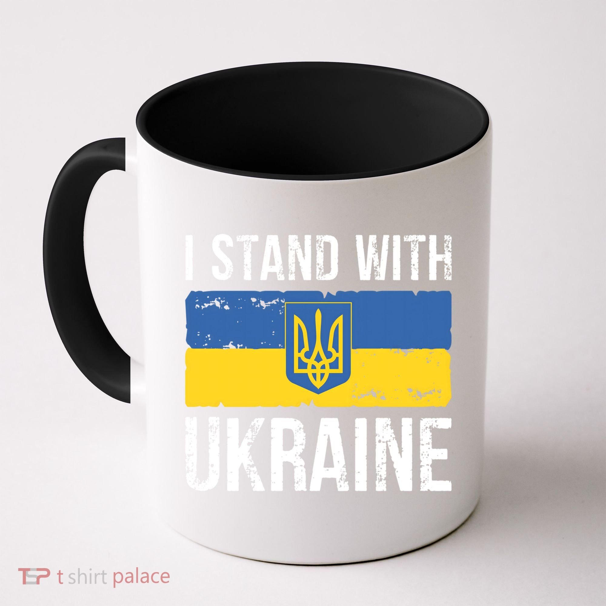 Ukrainians Support I Stand With Ukraine Flag Tees Meaningful Gift Coffee Mug