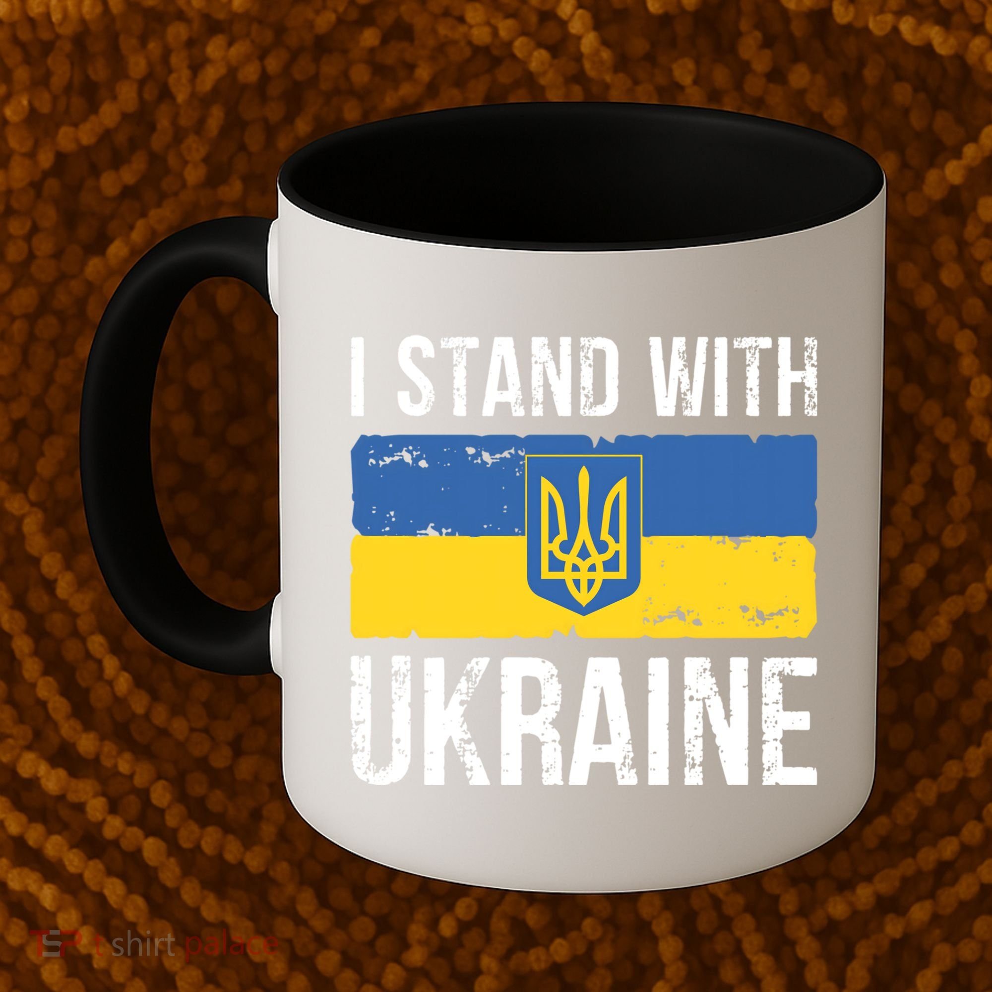 Ukrainians Support I Stand With Ukraine Flag Tees Meaningful Gift Coffee Mug