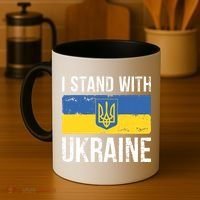 Ukrainians Support I Stand With Ukraine Flag Tees Meaningful Gift Coffee Mug thumb 4