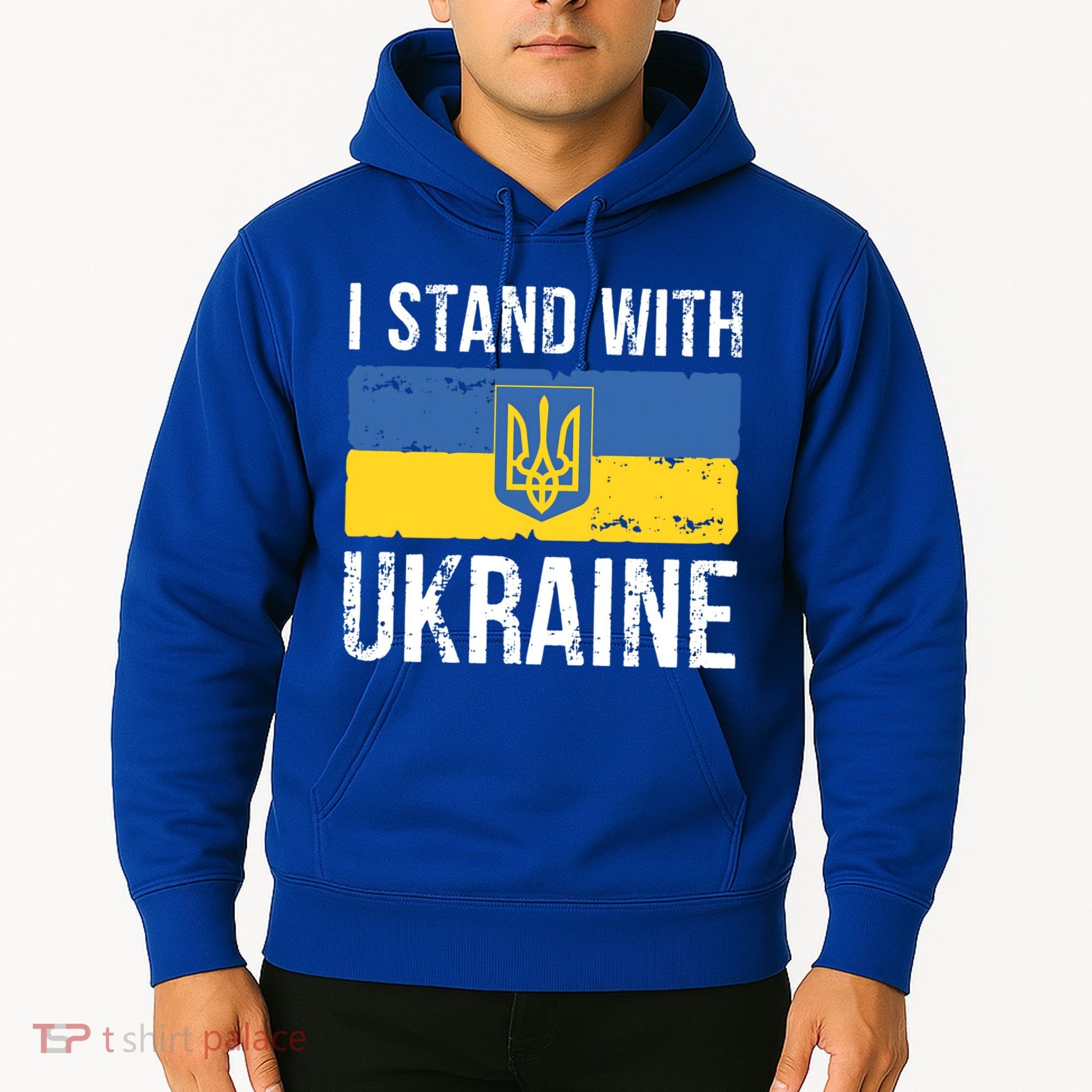 Ukrainians Support I Stand With Ukraine Flag Tees Meaningful Gift Hoodie