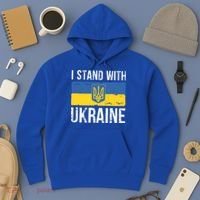 Ukrainians Support I Stand With Ukraine Flag Tees Meaningful Gift Hoodie thumb 3