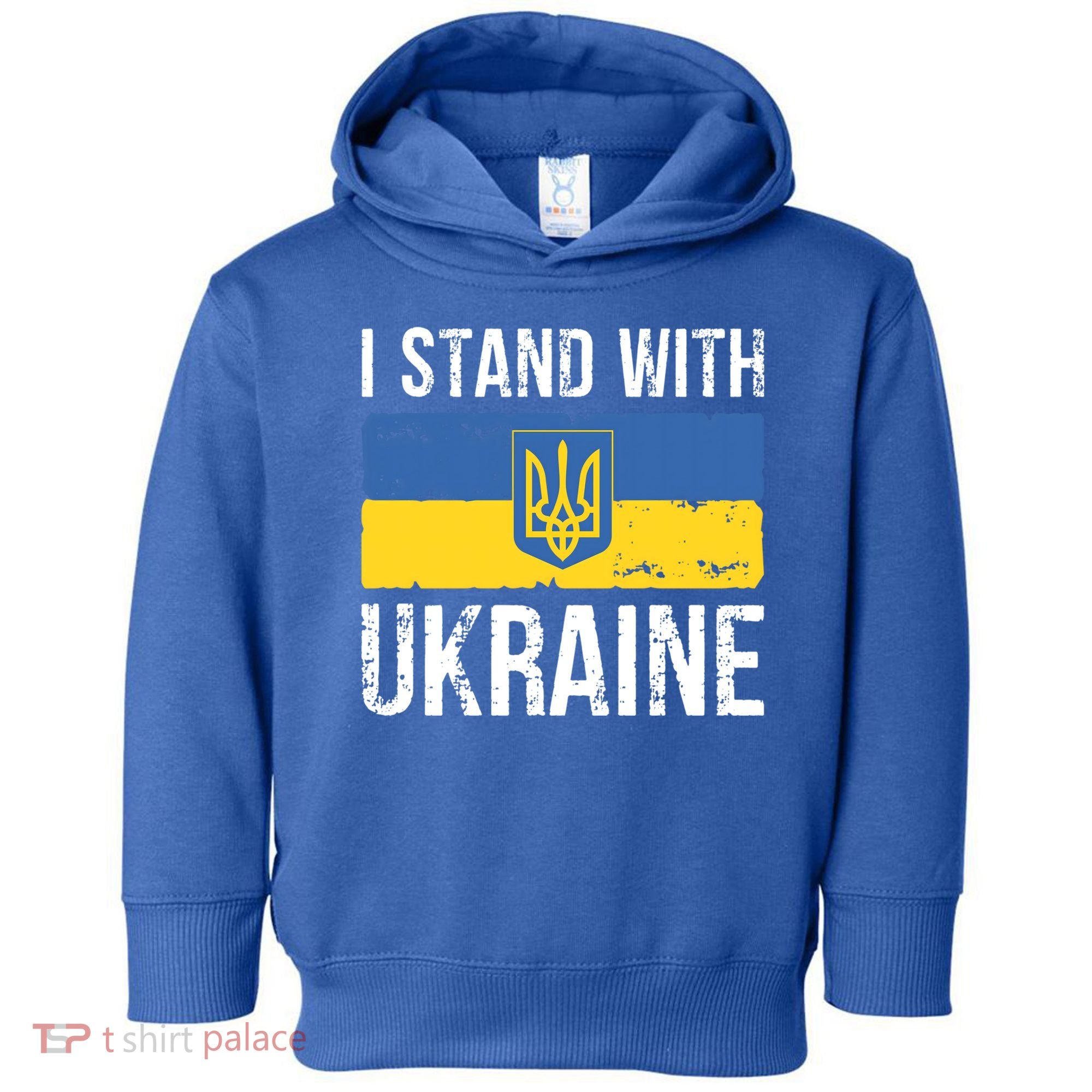 Ukrainians Support I Stand With Ukraine Flag Tees Meaningful Gift Toddler Hoodie