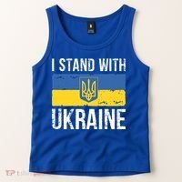Ukrainians Support I Stand With Ukraine Flag Tees Meaningful Gift Tank Top thumb 2
