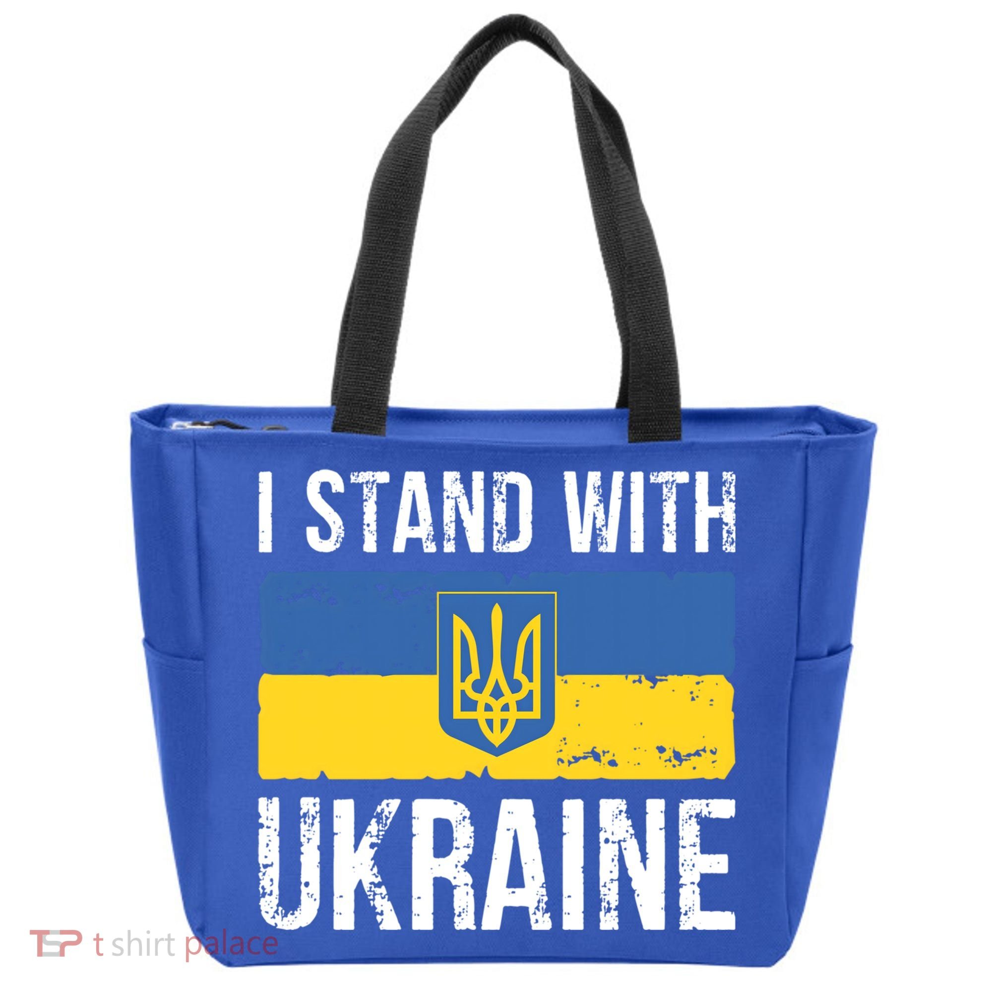 Ukrainians Support I Stand With Ukraine Flag Tees Meaningful Gift Tote Bag