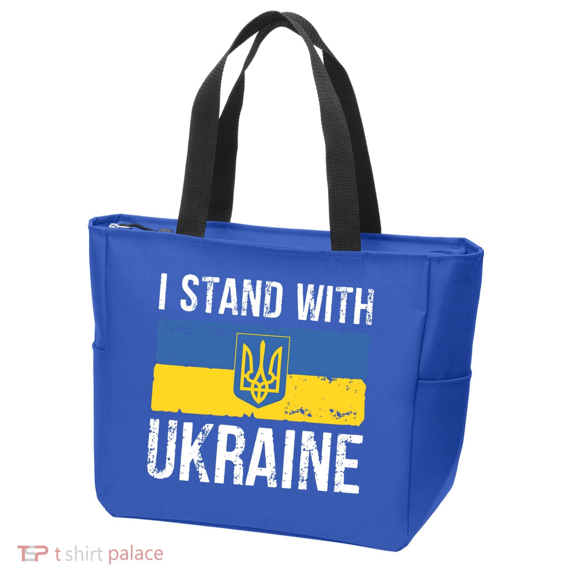 Ukrainians Support I Stand With Ukraine Flag Tees Meaningful Gift Tote Bag