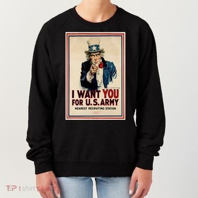 Uncle Sam I Want You World War 2 Women's Sweatshirt