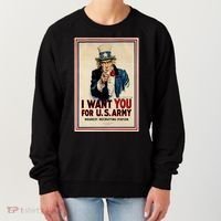 Uncle Sam I Want You World War 2 Women's Sweatshirt thumb 0