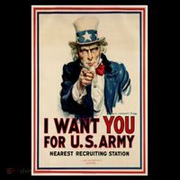 Uncle Sam I Want You World War 2 Toddler Hoodie thumb 2