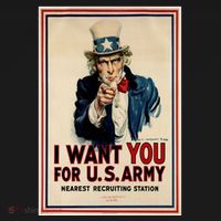 Uncle Sam I Want You World War 2 Tote Bag thumb 4