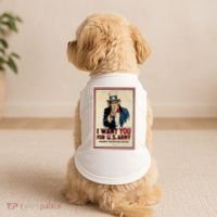 Uncle Sam I Want You World War 2 Doggie Tank thumb 2