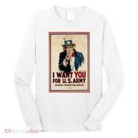 Uncle Sam I Want You World War 2 Long Sleeve Shirt thumb 0