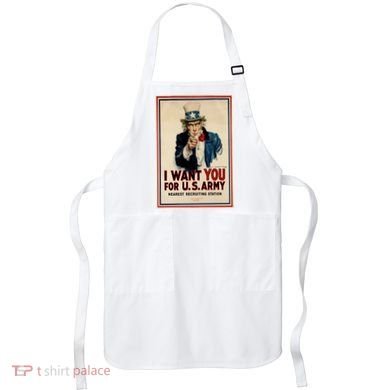 Uncle Sam I Want You World War 2 Apron