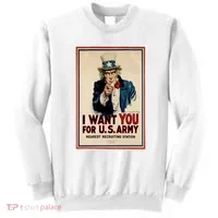 Uncle Sam I Want You World War 2 Sweatshirt thumb 0